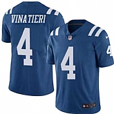 Nike Men & Women & Youth Colts 4 Adam Vinatieri Royal Blue Color Rush Limited Jersey,baseball caps,new era cap wholesale,wholesale hats